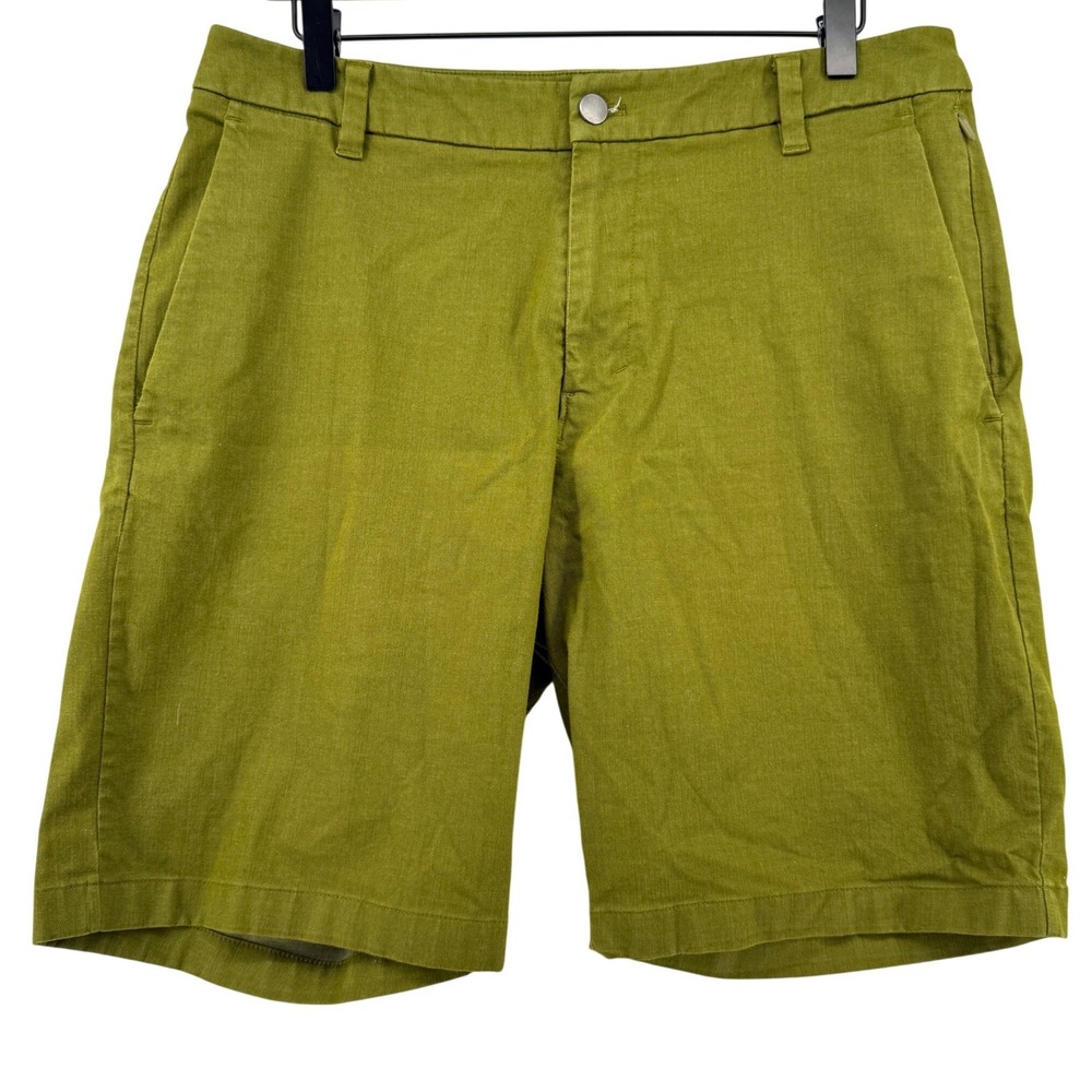 Lululemon Commission Classic-Fit Short 9" Juniper Green Men 33 Oxford Chino